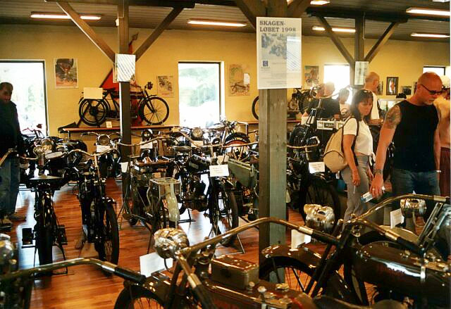 Im Motorradmuseum von Nykping
