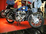 Royal-Enfield in blau