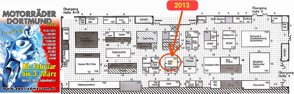 CBX550-Messestand 
Dortmund 2013
