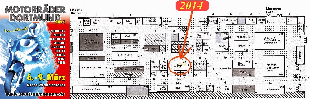 CBX550-Messestand 
Dortmund 2014